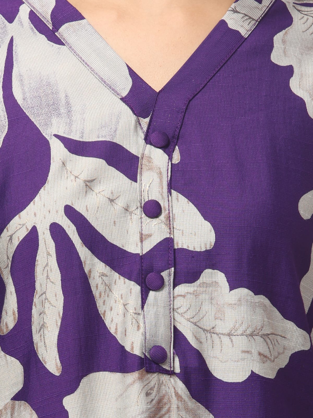 Beautiful Violet Printed Co Ord Set