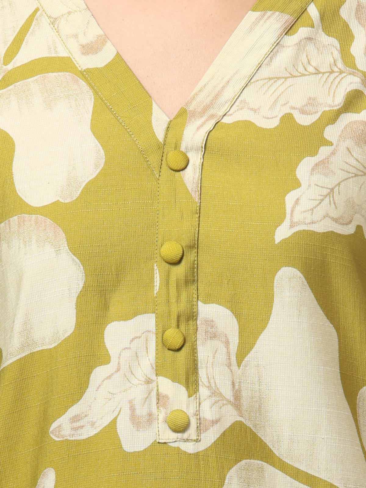 Light Green Floral Printed Co Ord Set